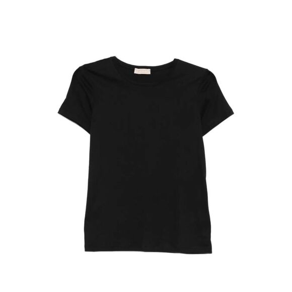 Purotatto Women Round-Neck Short Sleeve Blouse